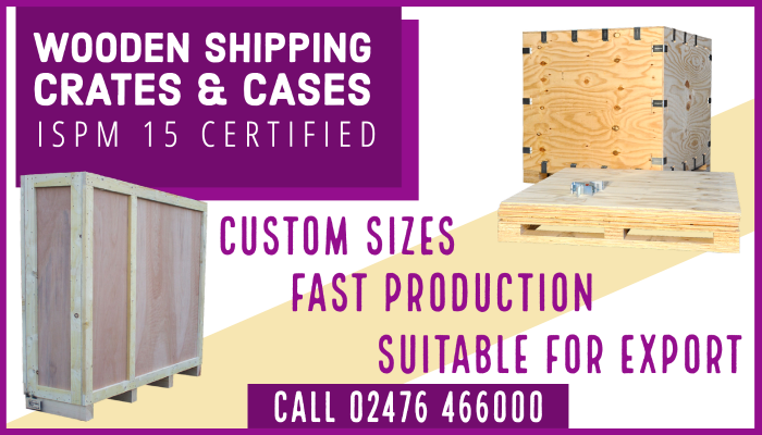 Custom Made Wooden Shipping Crates and Cases in London